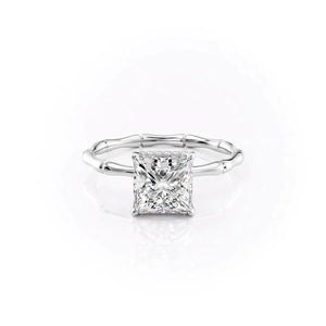 The Eve Set With A Princess Moissanite