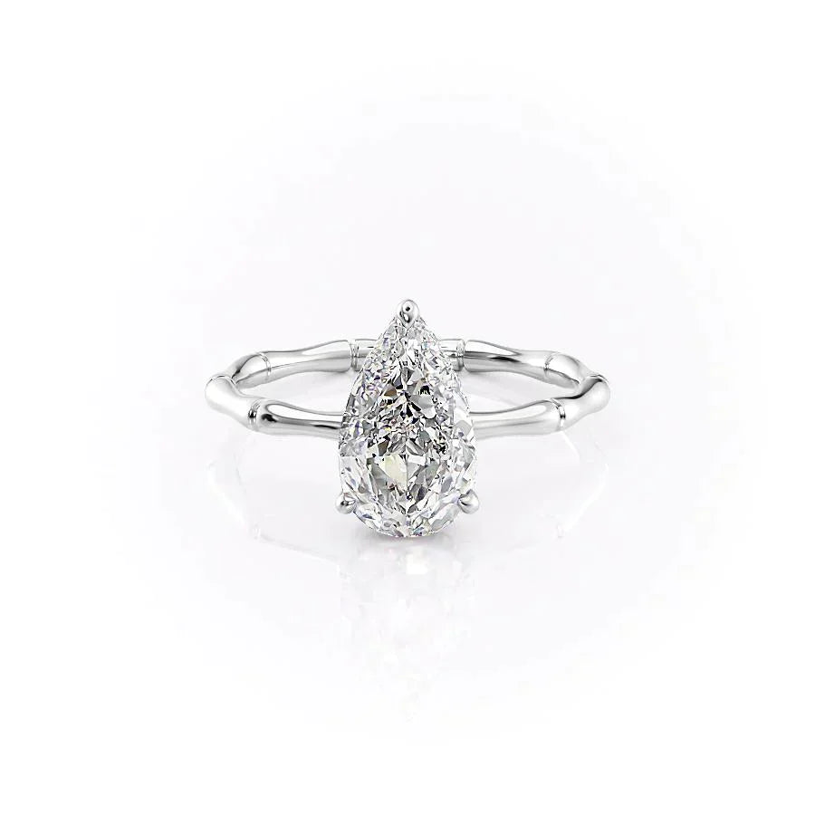 The Eve Set With A Pear Moissanite