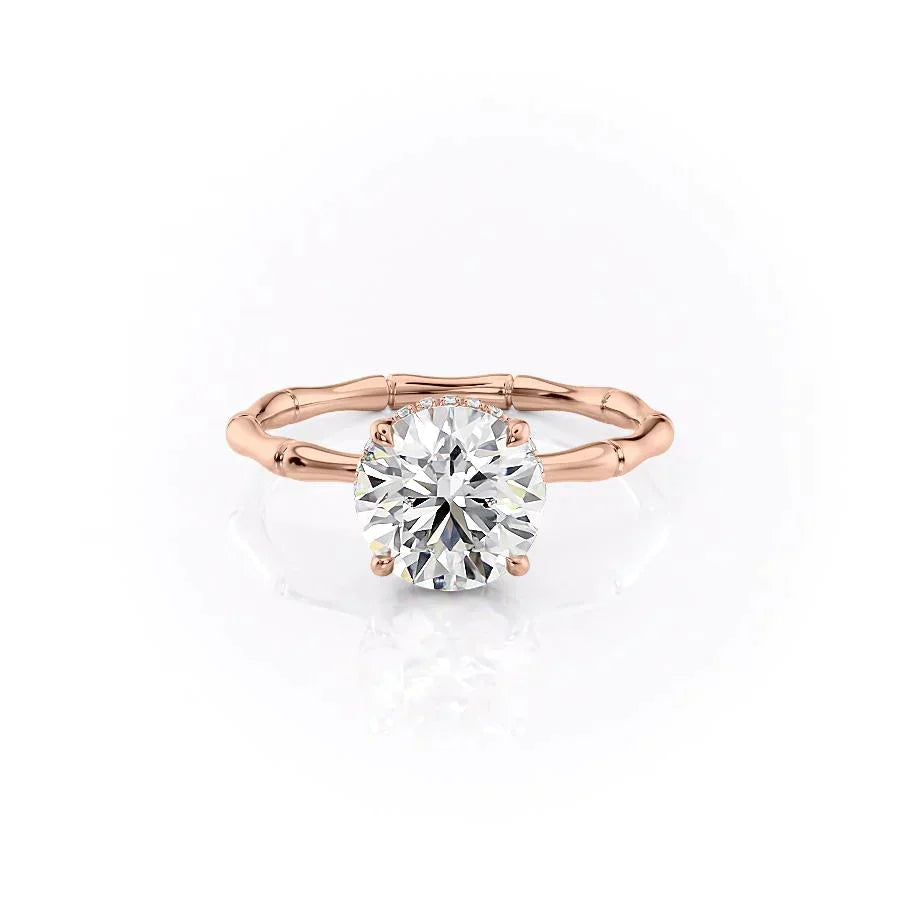 The Eve Set With A 2 Carat Round Lab Diamond
