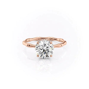 The Eve Set With A 2 Carat Round Lab Diamond