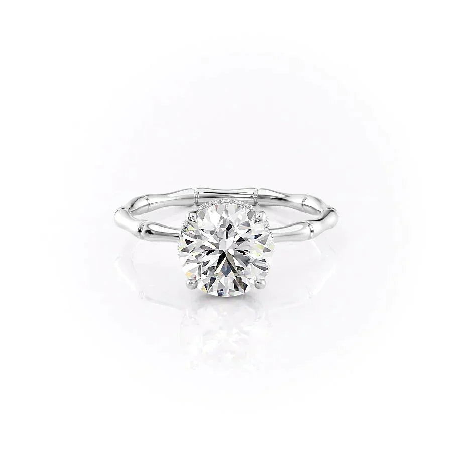 The Eve Set With A 2.5 Carat Round Lab Diamond