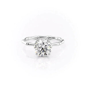The Eve Set With A 2.5 Carat Round Lab Diamond
