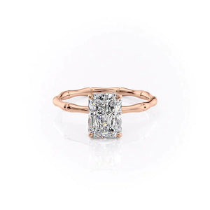 The Eve Set With A 2.5 Carat Radiant Lab Diamond