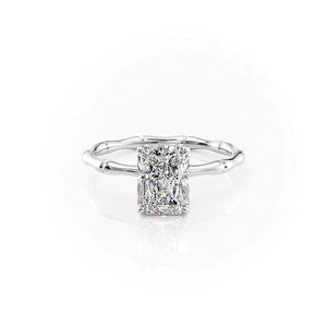 The Eve Set With A 2 Carat Radiant Lab Diamond