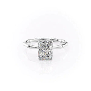 The Eve Set With A Radiant Moissanite