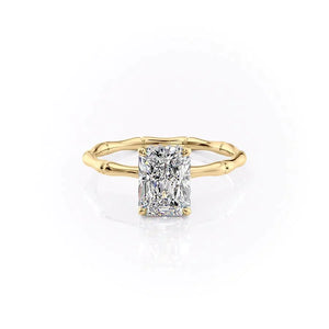 The Eve Set With A Radiant Moissanite