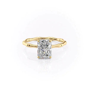 The Eve Set With A 3 Carat Radiant Lab Diamond