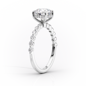 The Khloe Set With A 2 Carat Marquise Lab Diamond