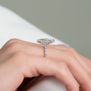 The Khloe Set With A 2 Carat Marquise Lab Diamond