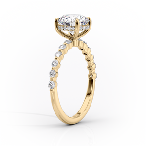 The Khloe Set With A 2 Carat Marquise Lab Diamond