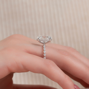 The Khloe Set With A 2 Carat Oval Lab Diamond