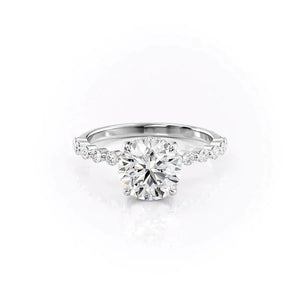 The Khloe Set With A 1 Carat Round Lab Diamond