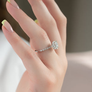 The Khloe Set With A 2 Carat Round Lab Diamond