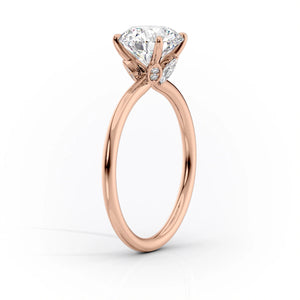 The Luna Set With A 1 Carat Marquise Lab Diamond