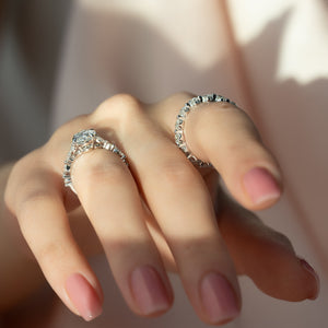 The Chelsea Set With A 2 Carat Oval Lab Diamond