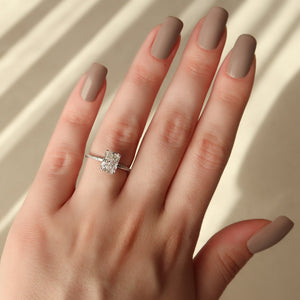 The Stacey Set With A 2 Carat Radiant Lab Diamond