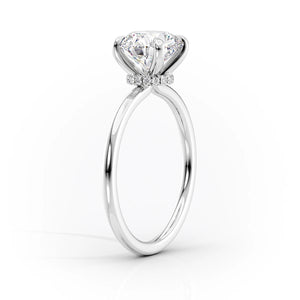 The Nelly Set With A 2 Carat Oval Lab Diamond