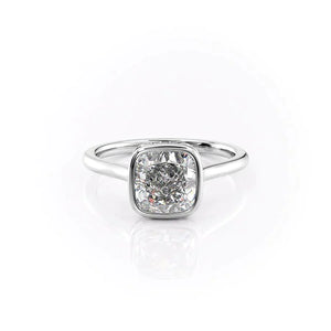 The Charlotte Set With A Cushion Moissanite