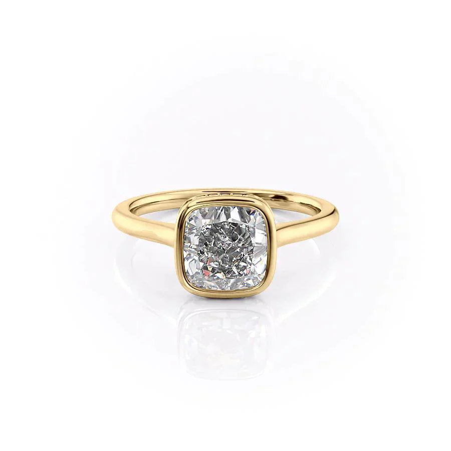 The Charlotte Set With A 4.5 Carat Cushion Moissanite