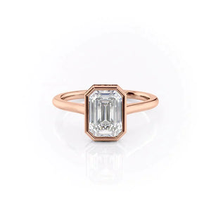 The Charlotte Set With A Emerald Moissanite
