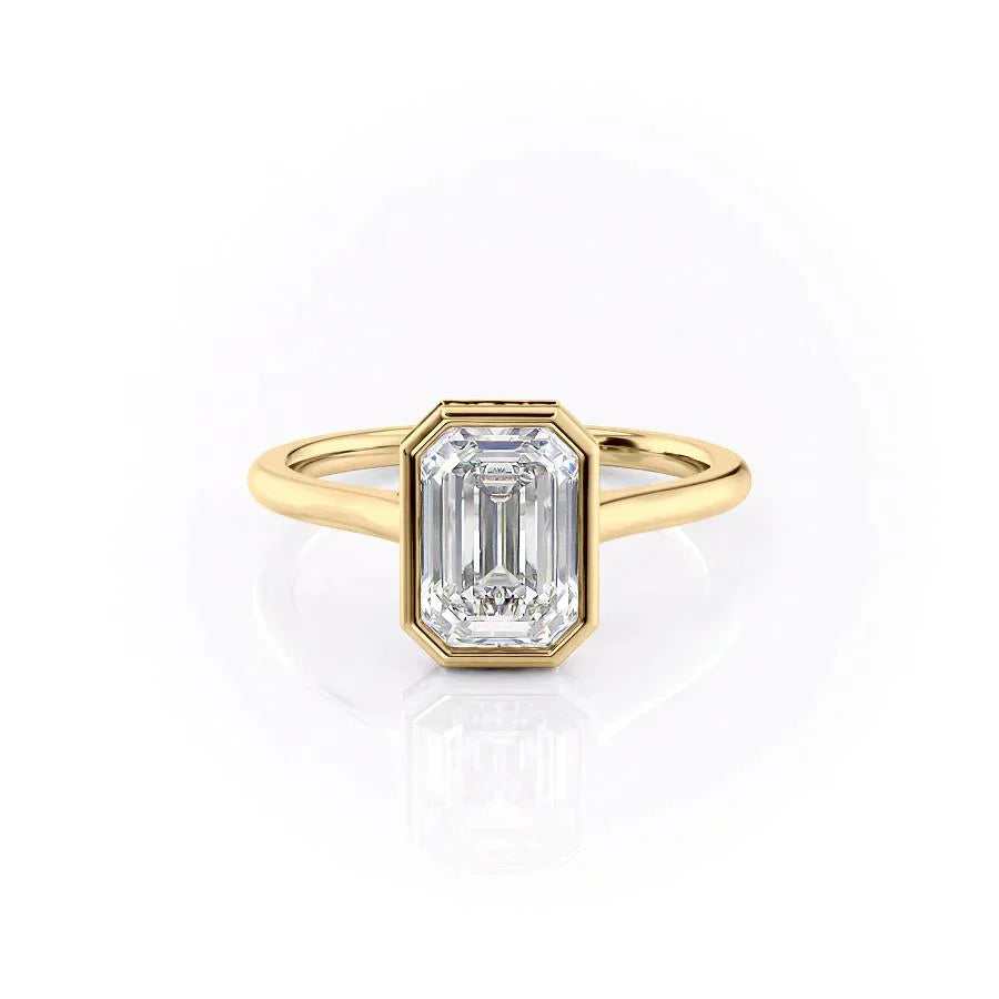 The Charlotte Set With A 1.5 Carat Emerald Lab Diamond