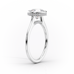 The Charlotte Set With A 3 Carat Marquise Lab Diamond