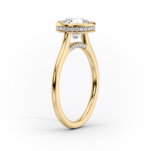 The Charlotte Set With A 2 Carat Marquise Lab Diamond