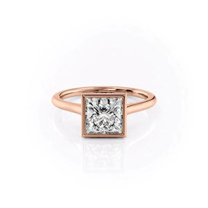 The Charlotte Set With A Princess Moissanite