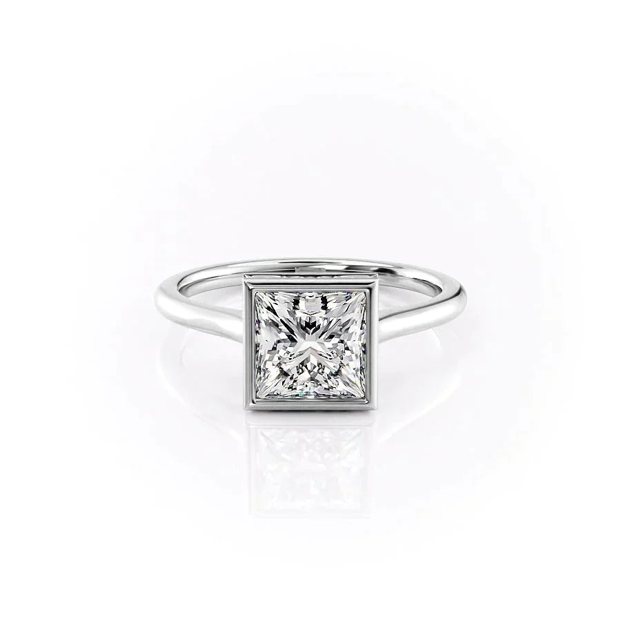 The Charlotte Set With A Princess Moissanite
