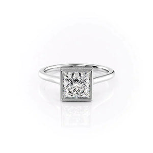 The Charlotte Set With A Princess Moissanite