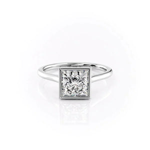 The Charlotte Set With A 2.5 Carat Princess Moissanite