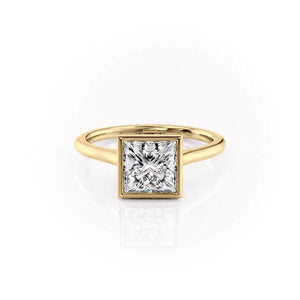 The Charlotte Set With A Princess Moissanite