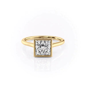 The Charlotte Set With A 1.5 Carat Princess Moissanite