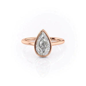 The Charlotte Set With A 1.5 Carat Pear Moissanite