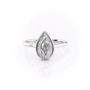 The Charlotte Set With A Pear Moissanite