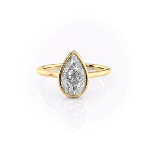 The Charlotte Set With A 1.5 Carat Pear Lab Diamond