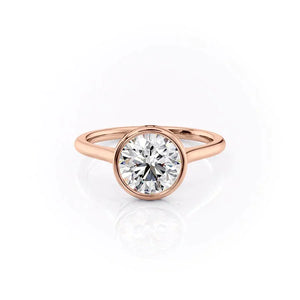 The Charlotte Set With A Round Moissanite