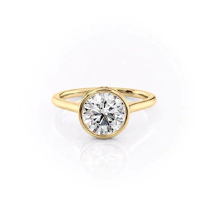 The Charlotte Set With A Round Moissanite