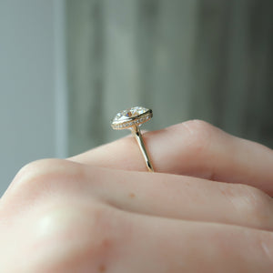 The Charlotte Set With A 2 Carat Round Lab Diamond