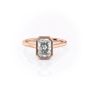 The Charlotte Set With A Radiant Moissanite