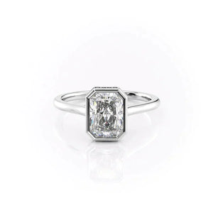 The Charlotte Set With A Radiant Moissanite