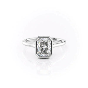 The Charlotte Set With A 2.5 Carat Radiant Moissanite