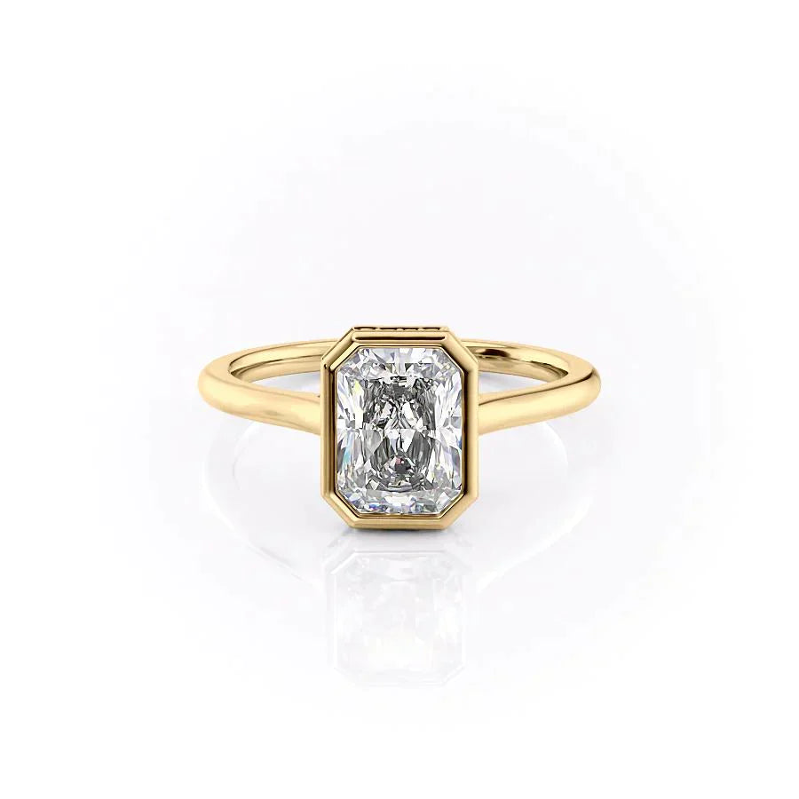 The Charlotte Set With A 2 Carat Radiant Lab Diamond