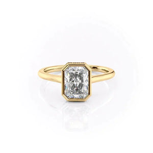 The Charlotte Set With A Radiant Moissanite