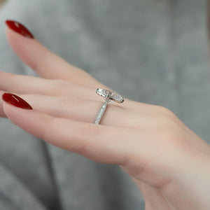 The Rebecca Set With A 2 Carat Oval Lab Diamond