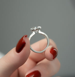 The Rebecca Set With A 2 Carat Oval Lab Diamond