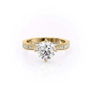 The Rebecca Set With A 2.5 Carat Round Lab Diamond