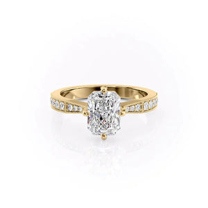 The Rebecca Set With A 2 Carat Radiant Lab Diamond
