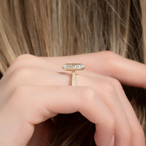 The Rebecca Set With A 2 Carat Radiant Lab Diamond