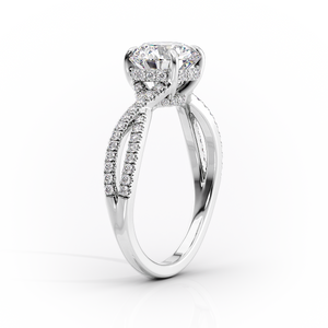 The Angelina Set With A 2 Carat Marquise Lab Diamond